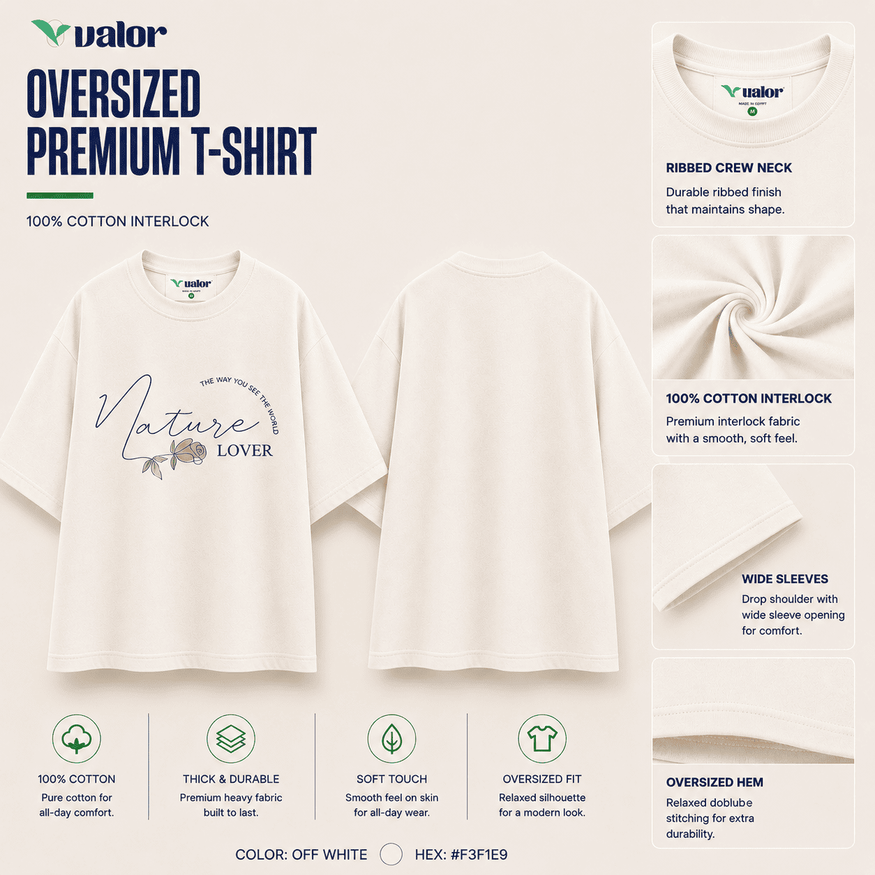Nature Lover Oversized T-Shirt - Image 2