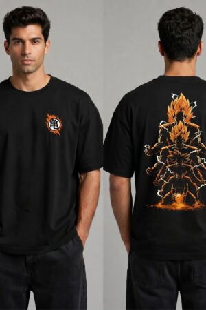 Dragon Ball Z Saiyan Evolution Oversized T-Shirt