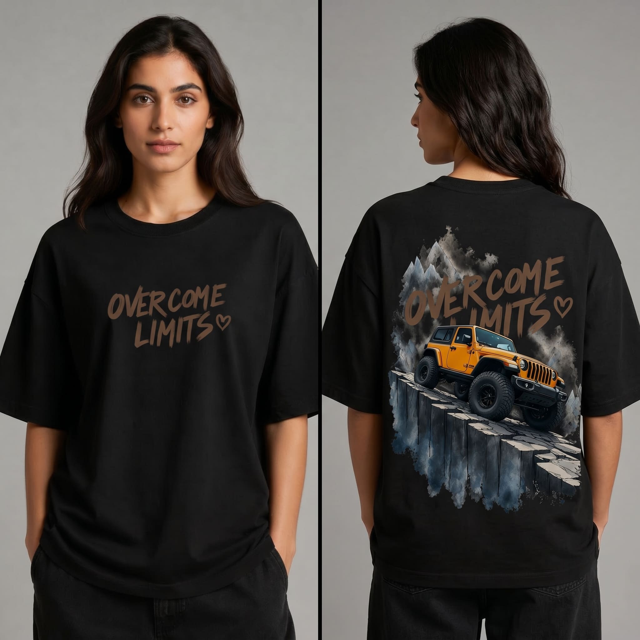 Overcome Limits Oversized T-Shirt - Image 2