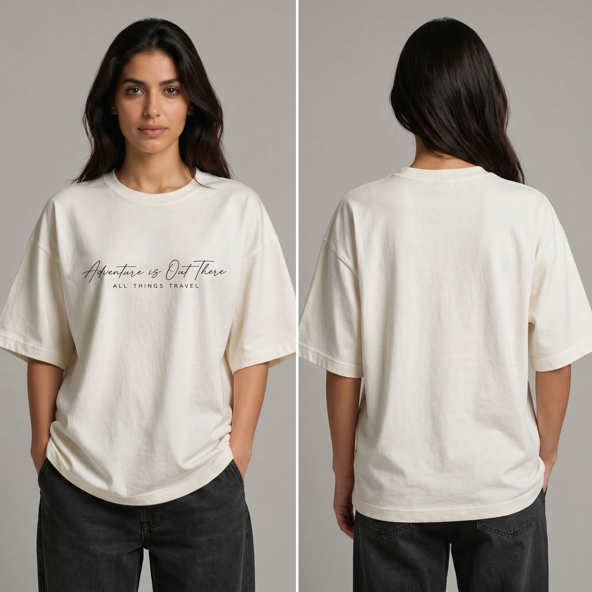 Adventure Is Out There Oversized T-Shirt - Image 2