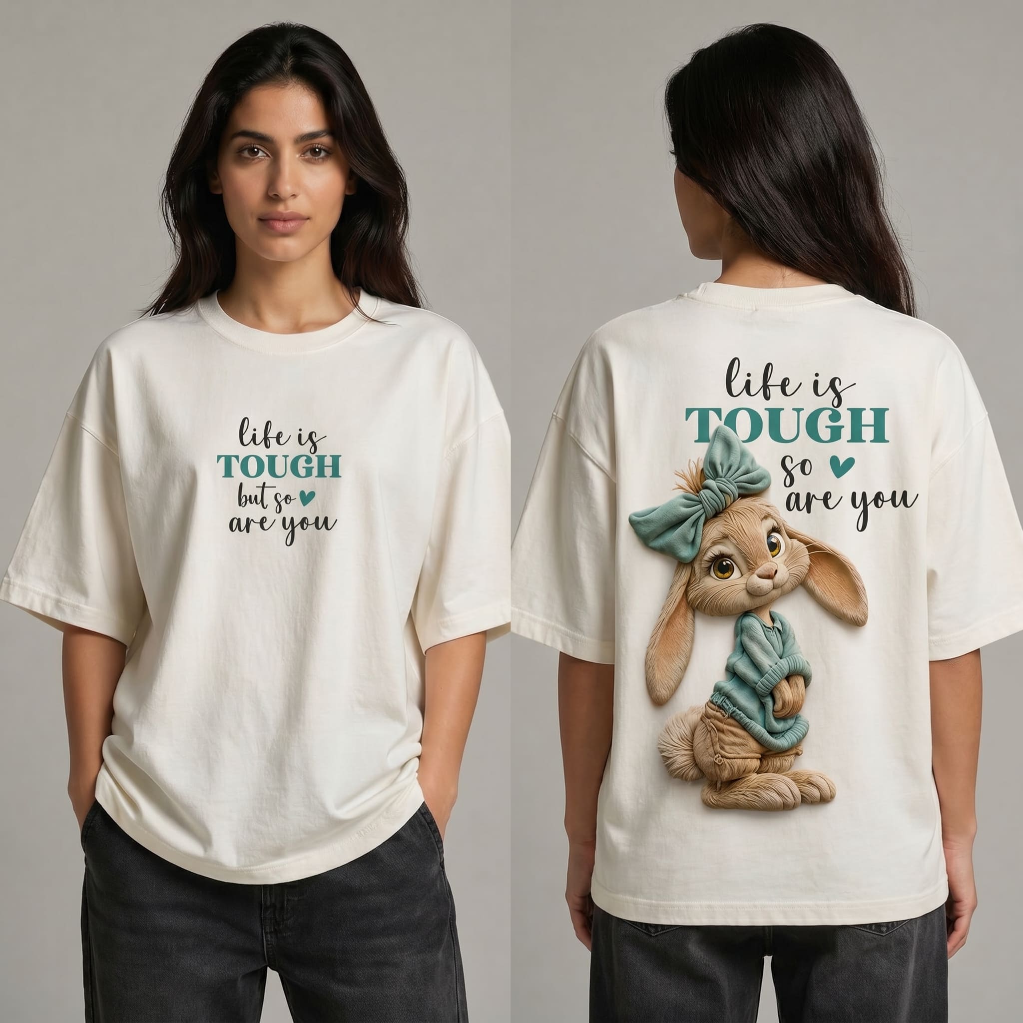 Tough Bunny Oversized T-Shirt