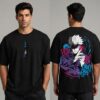 Jujutsu Kaisen Gojo Satoru oversized t-shirt front and back - Valor anime streetwear