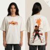 One Piece Monkey D. Luffy oversized t-shirt front and back - Valor anime streetwear