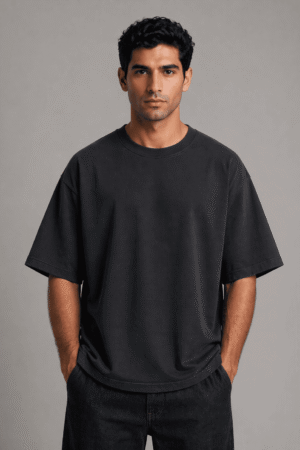 Plain Oversized T-Shirt – Iron
