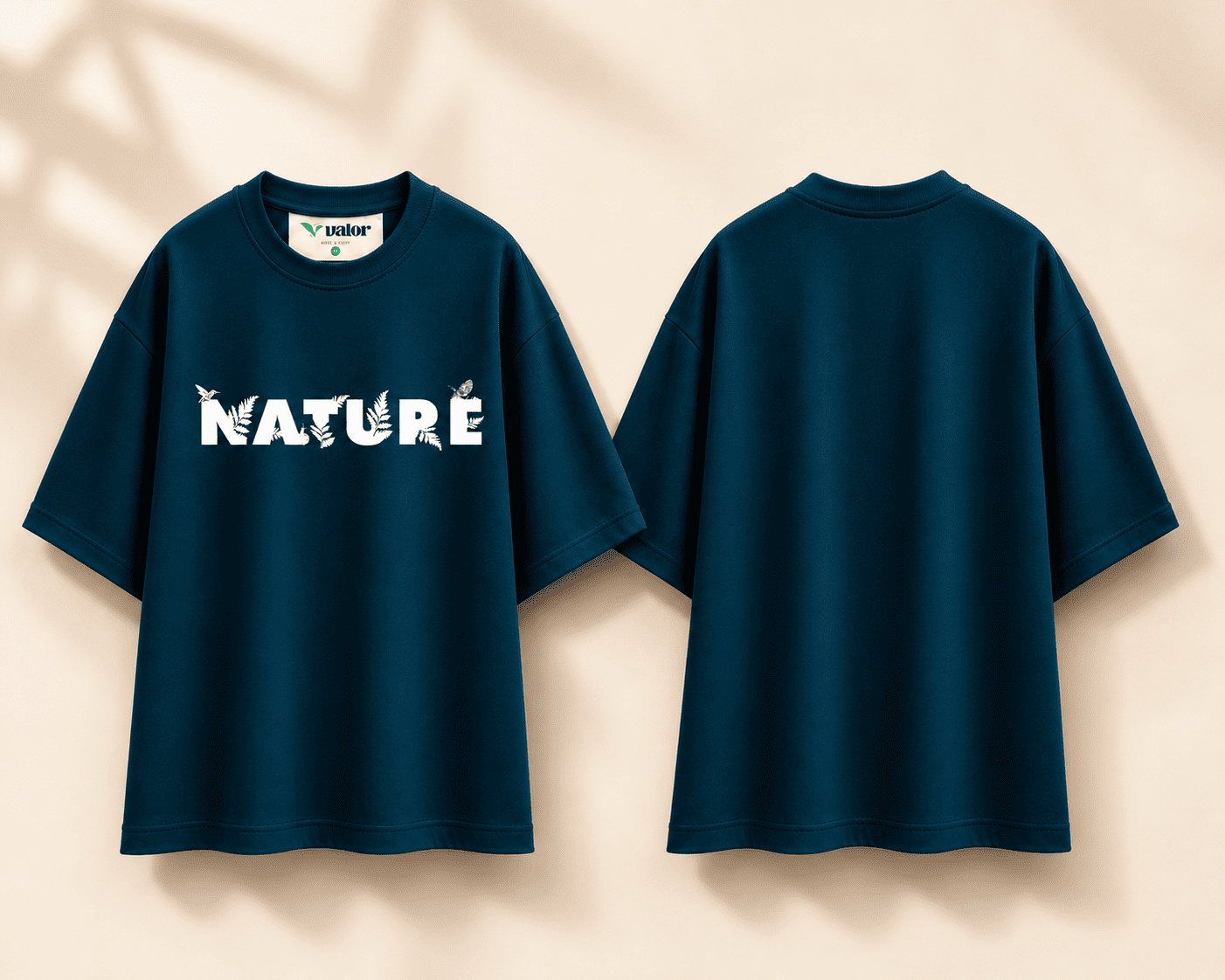 Nature Typography Oversized T-Shirt - Image 4