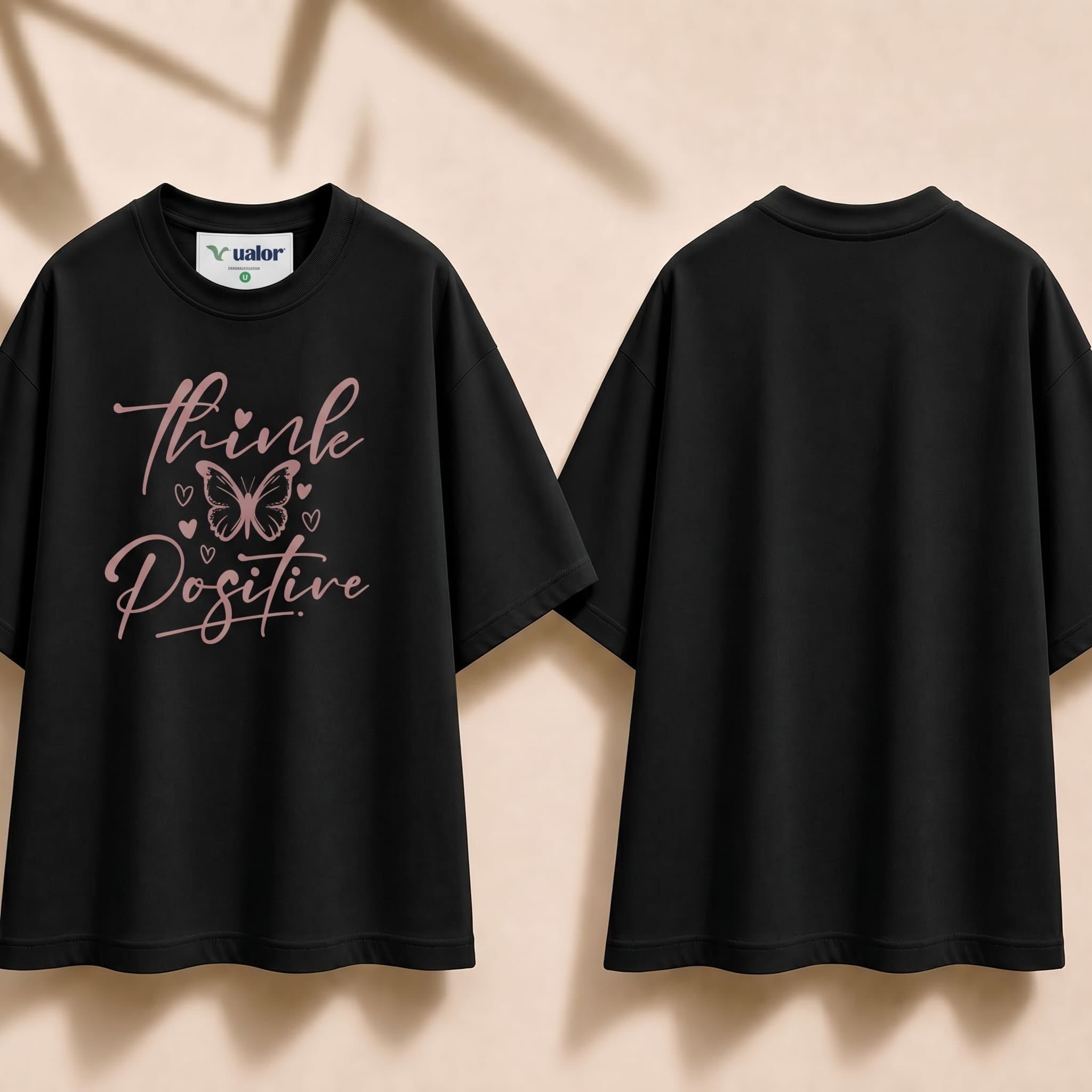 Think Positive Oversized T-Shirt - Image 4