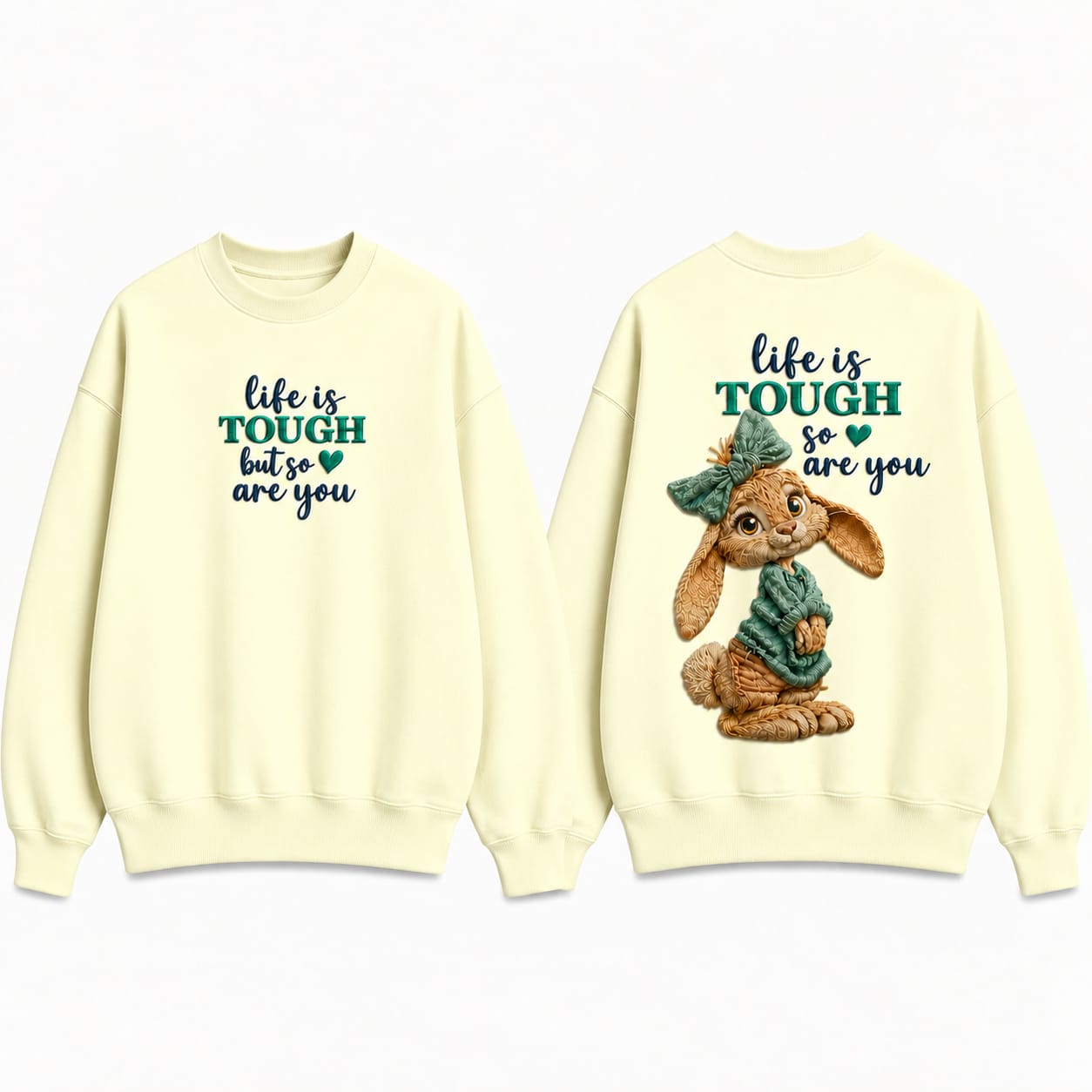 Tough Bunny Crewneck Sweatshirt - Image 3