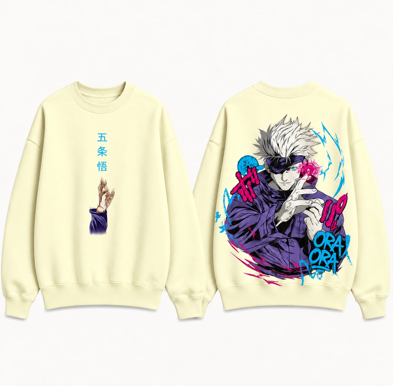 Gojo Satoru Crewneck Sweatshirt - Image 3