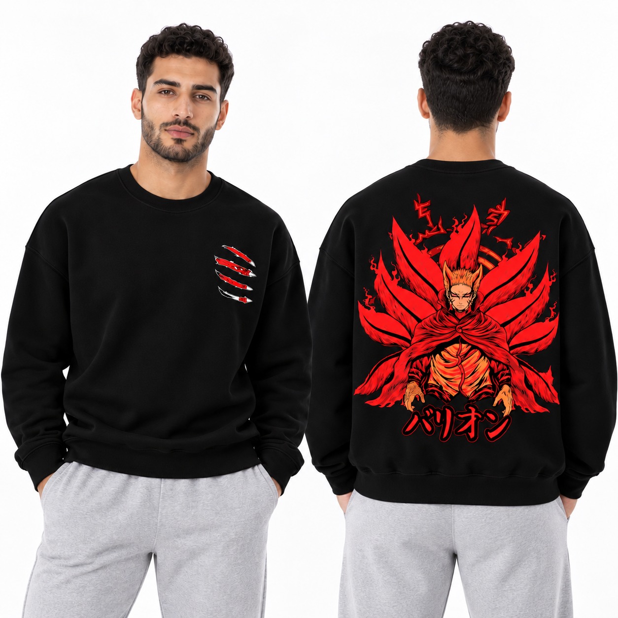 Naruto Baryon Mode Crewneck Sweatshirt