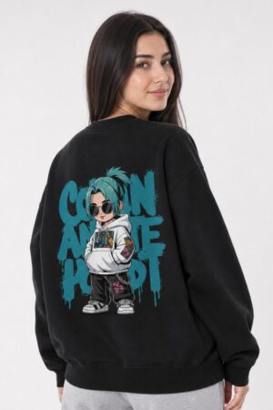 Cool Anime Kid Crewneck Sweatshirt