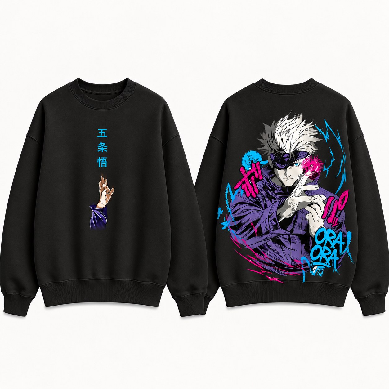 Gojo Satoru Crewneck Sweatshirt - Image 4